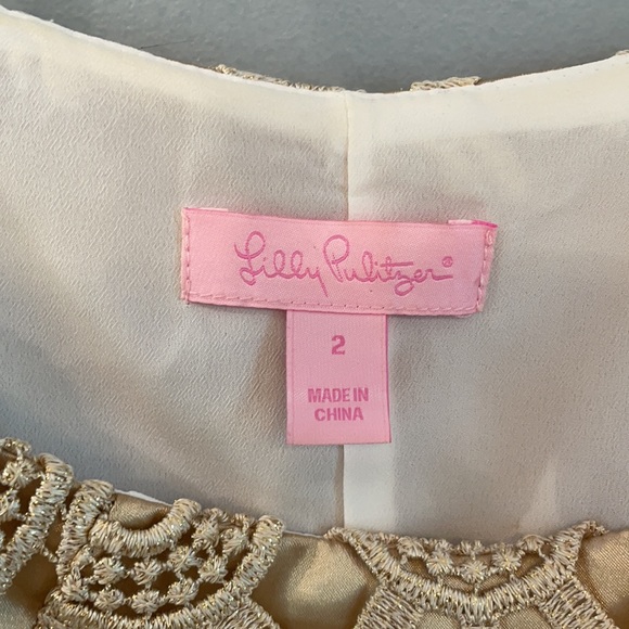 Lilly Pulitzer Beth Lace Slip Dress Size 2 - Picture 8 of 15